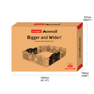 DWINGULER Castle Playpen Extension Kit XD x2-Rainbow