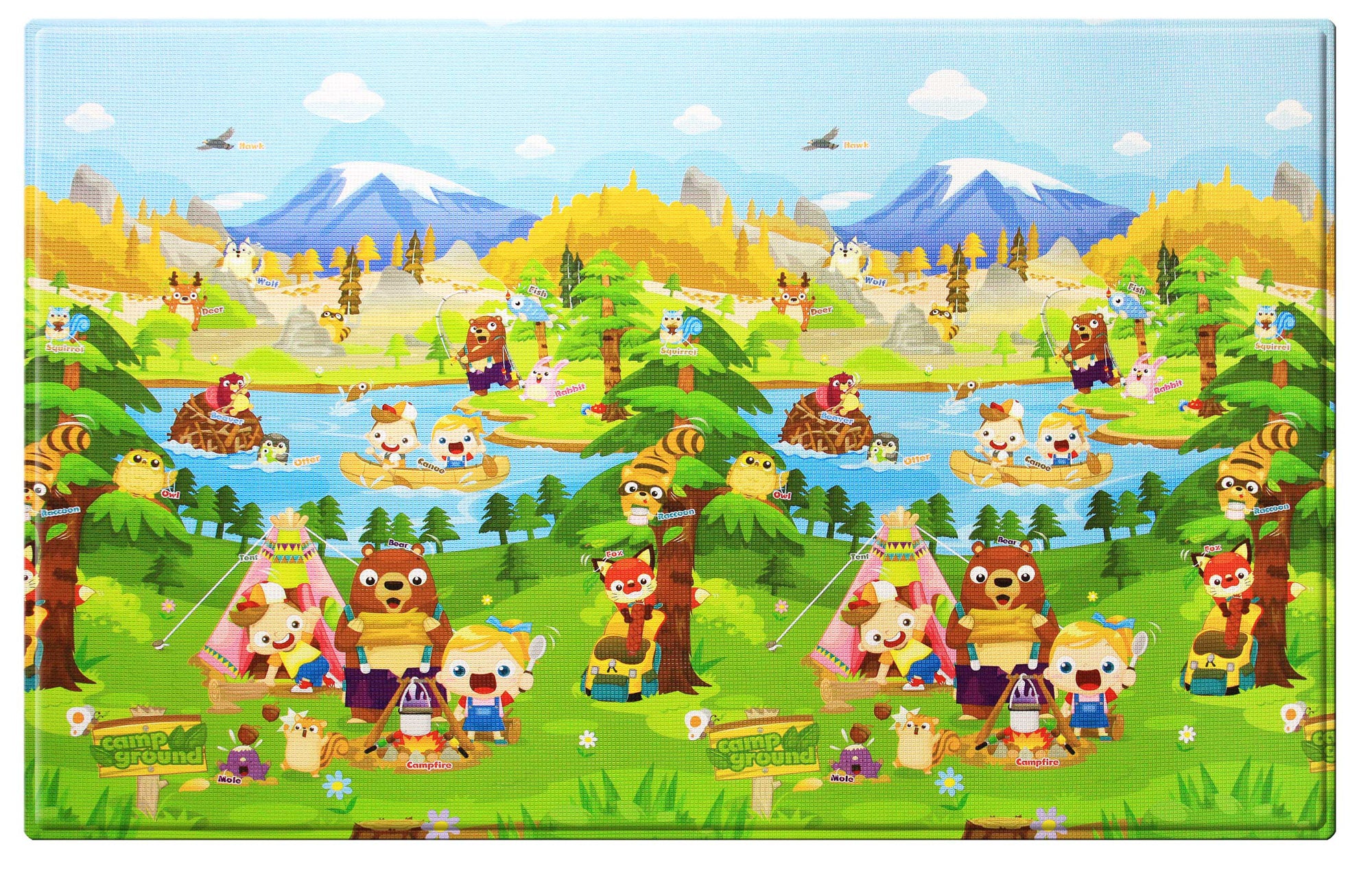 BABYCARE Playmat- Let’s Go Camping